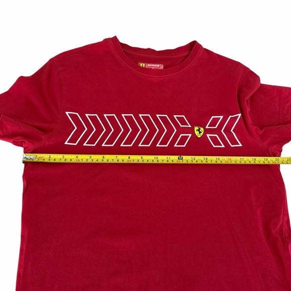 SCUDERIA FERRARI Red Graphic Logo T-Shirt Racing Motorsport Tee xl - Picture 9 of 11